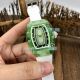Swiss Quality Replica Richard Mille RM07-02 Green Transparent Diamond Dial Watch White Rubber Strap(1)_th.jpg